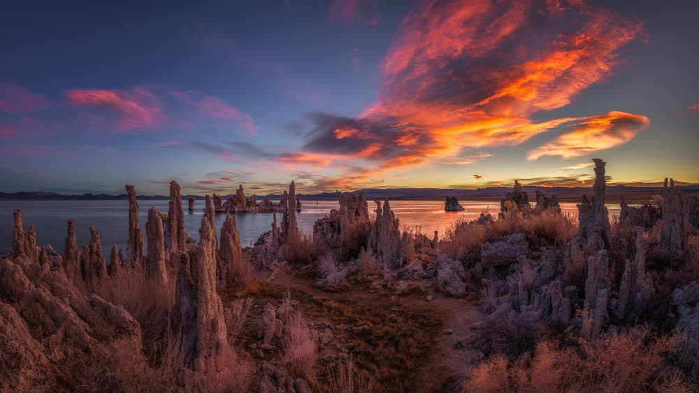 Mono Lake Tufa Sunset by Mei Xu — canvas wall art