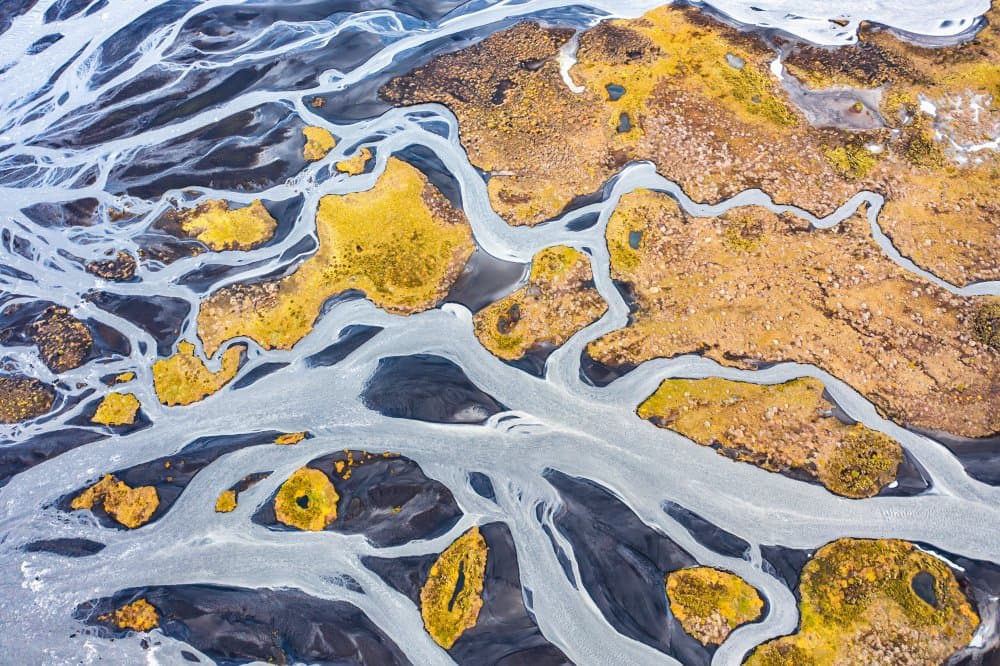 Braided River Delta by Luigi Ruoppolo — canvas wall art