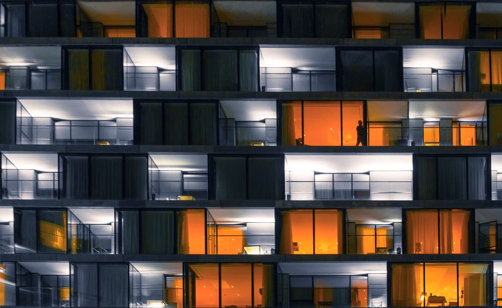 Window Night by Rob Li — canvas wall art