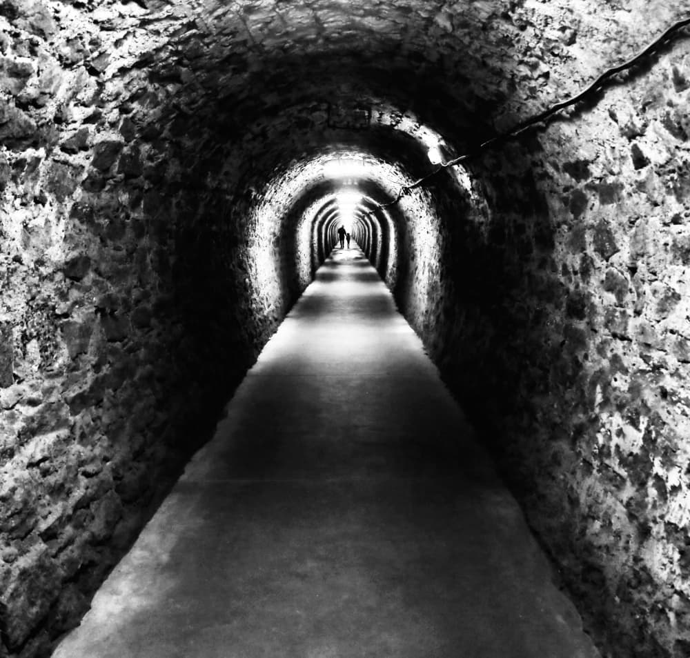 Light at Tunnel's End by Ralitsa Byalkova — canvas wall art