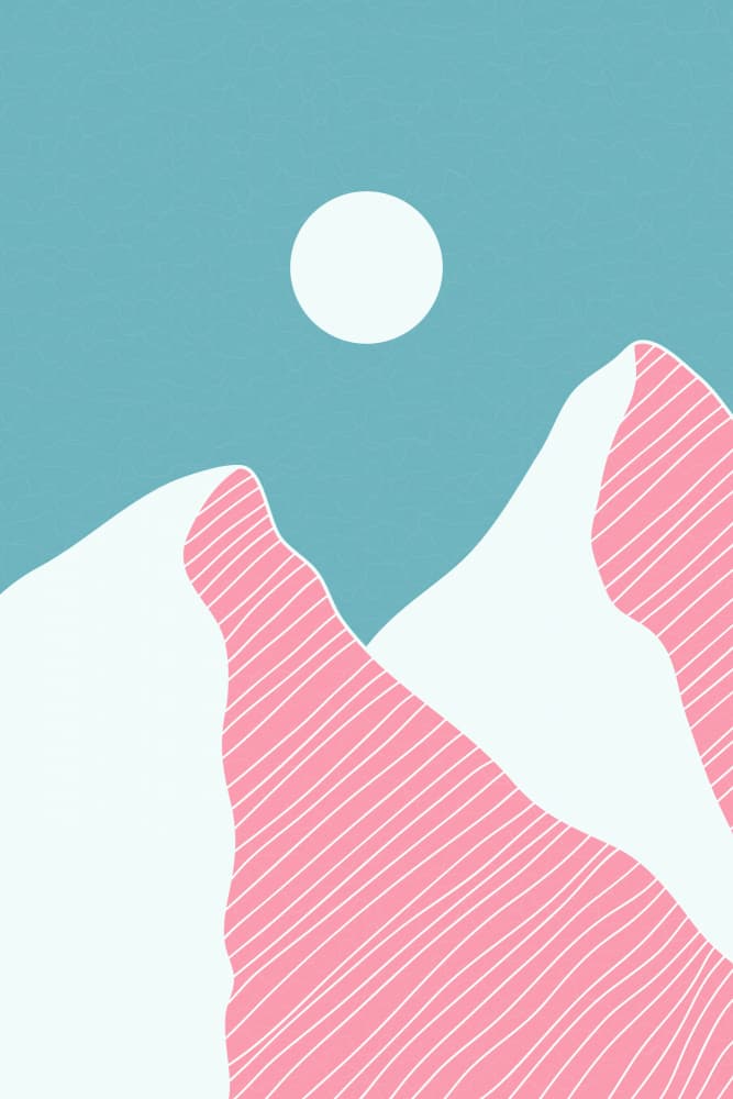 Pink Dunes Blue Sky by jay stanley — canvas wall art