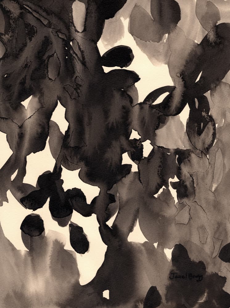 Flowing Organic Forms by Janel Bragg — canvas wall art