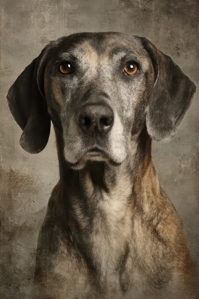 Gentle Old Dog by Rafal Kulik — canvas wall art