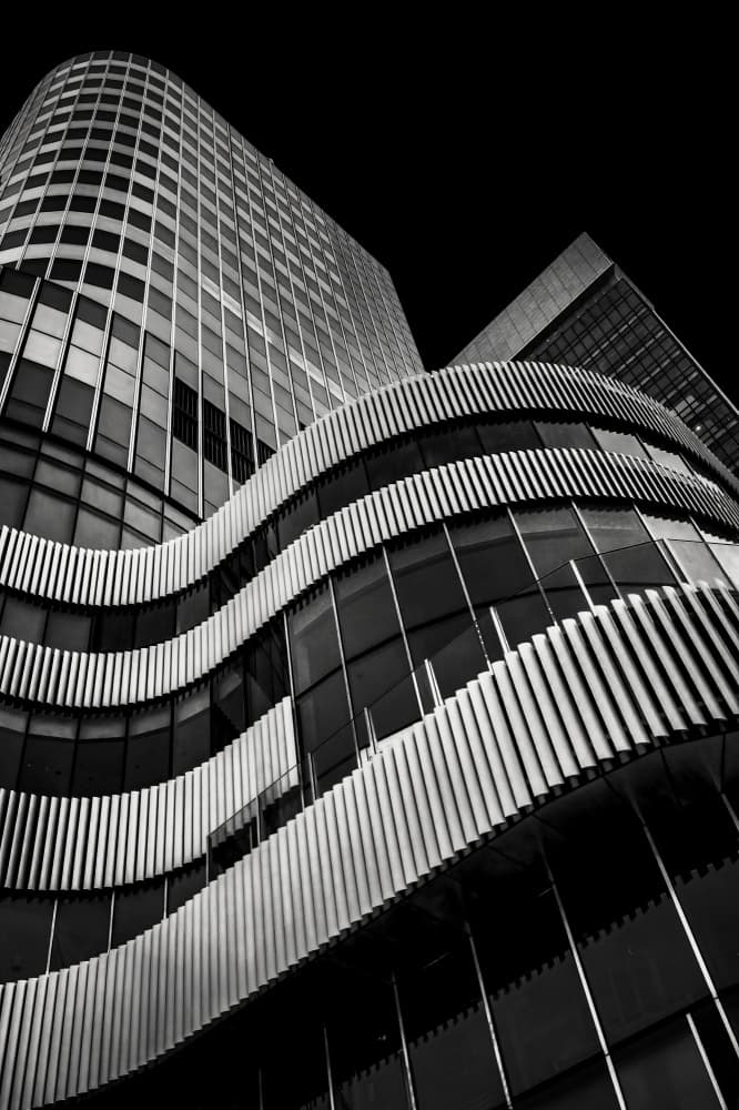 Modern Urban Curves by Atsushi Inamura — canvas wall art