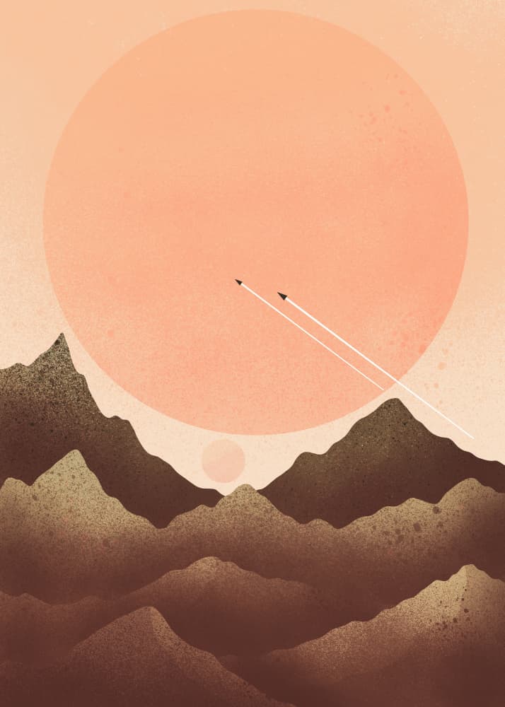 Giant Planet Passage by Stephen Wade — canvas wall art