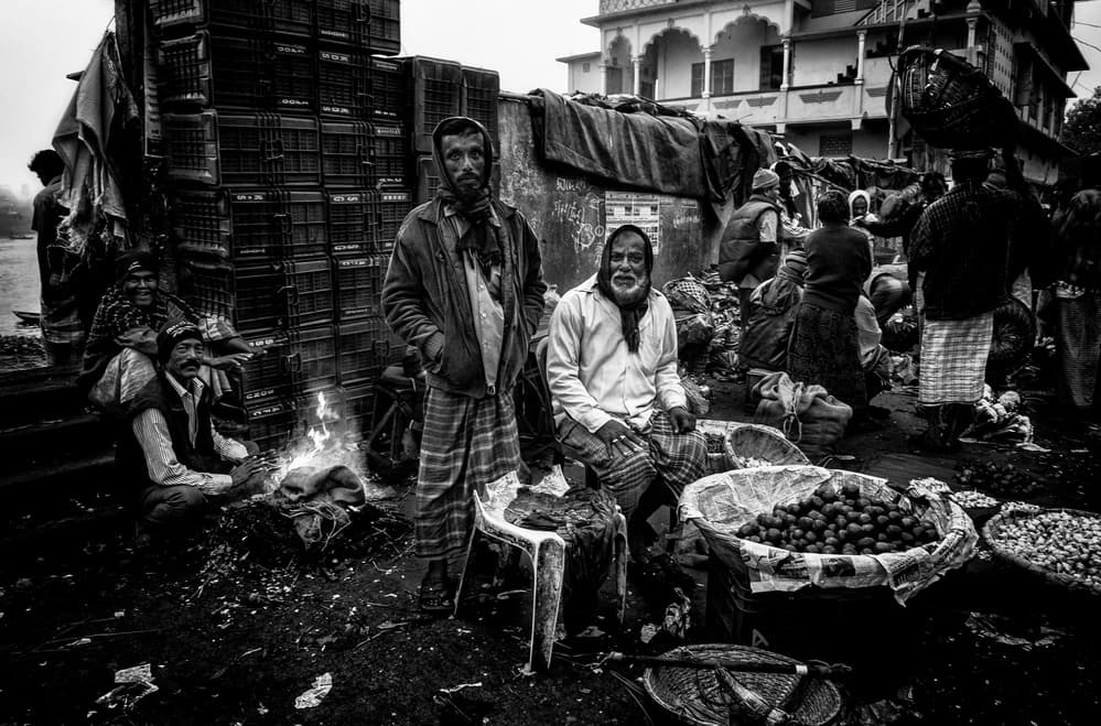 Men of the Market by Joxe Inazio Kuesta Garmendia — canvas wall art