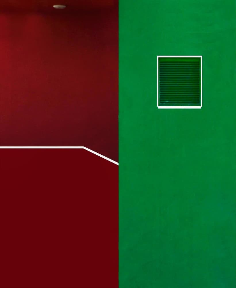 Geometric Color Block Wall by Arnon Orbach — canvas wall art