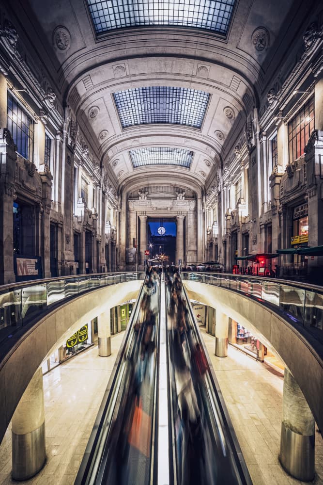 Grand Station Movement by Marco Tagliarino — canvas wall art