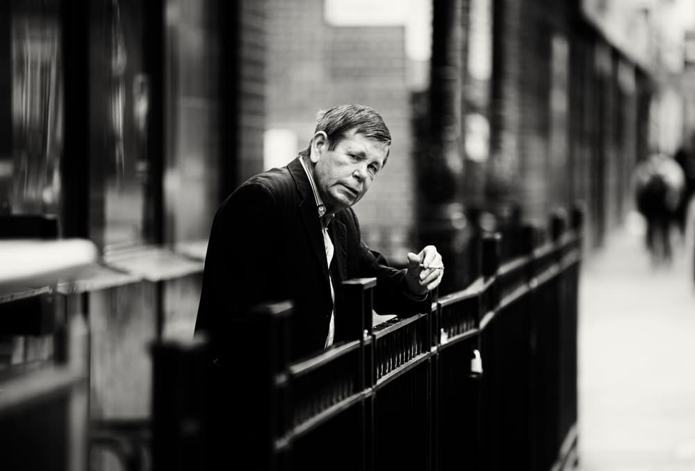 Pensive Man Urban Street by Julien Oncete — canvas wall art