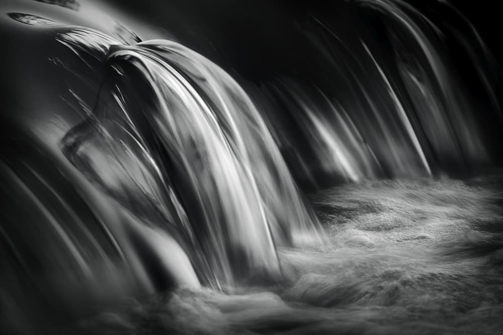 Elegant Water Flow by Burger Jochen — canvas wall art