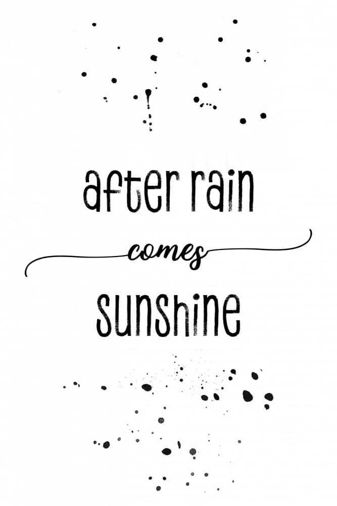 Inspirational Sunshine Quote by Melanie Viola — canvas wall art