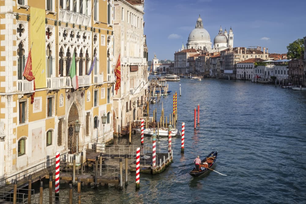Venice Grand Canal Scene by Melanie Viola — canvas wall art