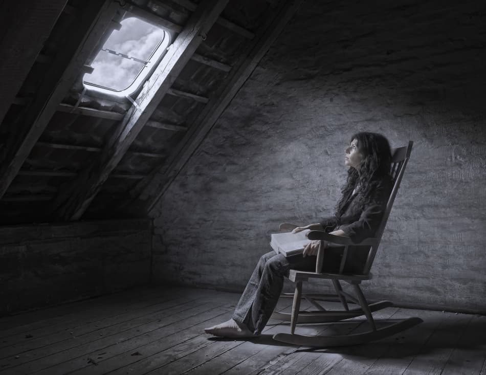 Pensive Attic Window by Christoph Hessel — canvas wall art