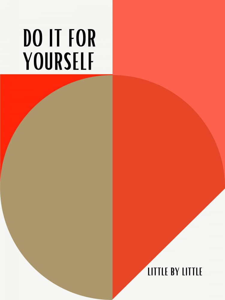 Do It For Yourself Abstract by Little Dean — canvas wall art