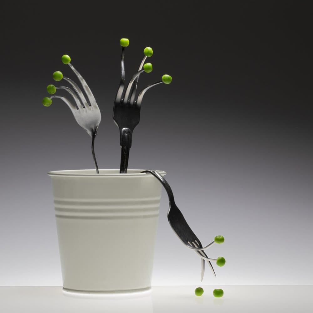Whimsical Fork Garden by Wieteke de Kogel — canvas wall art