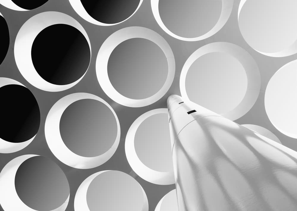 Abstract Architectural Perspective by Greetje van Son — canvas wall art