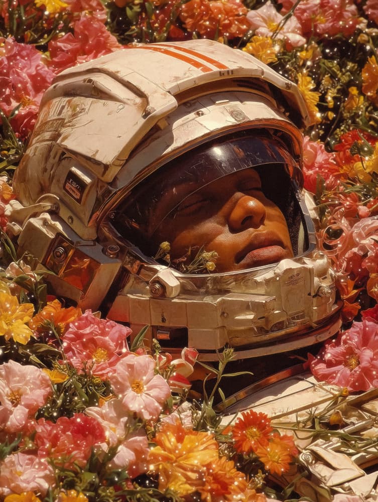 Astronaut's Dream by Taudalpoi — canvas wall art