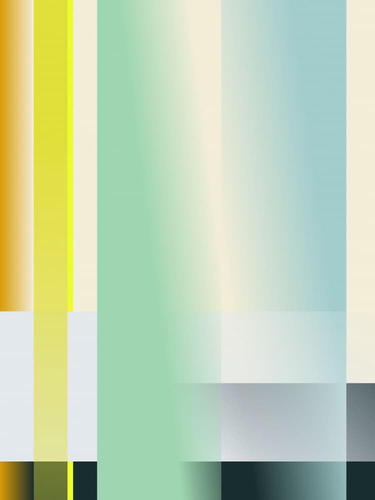 Modern Geometric Gradients by Annick — canvas wall art