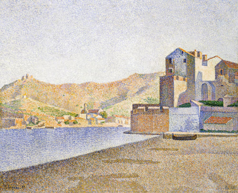 The Town Beach, Collioure 1887 by Paul Signac — canvas wall art