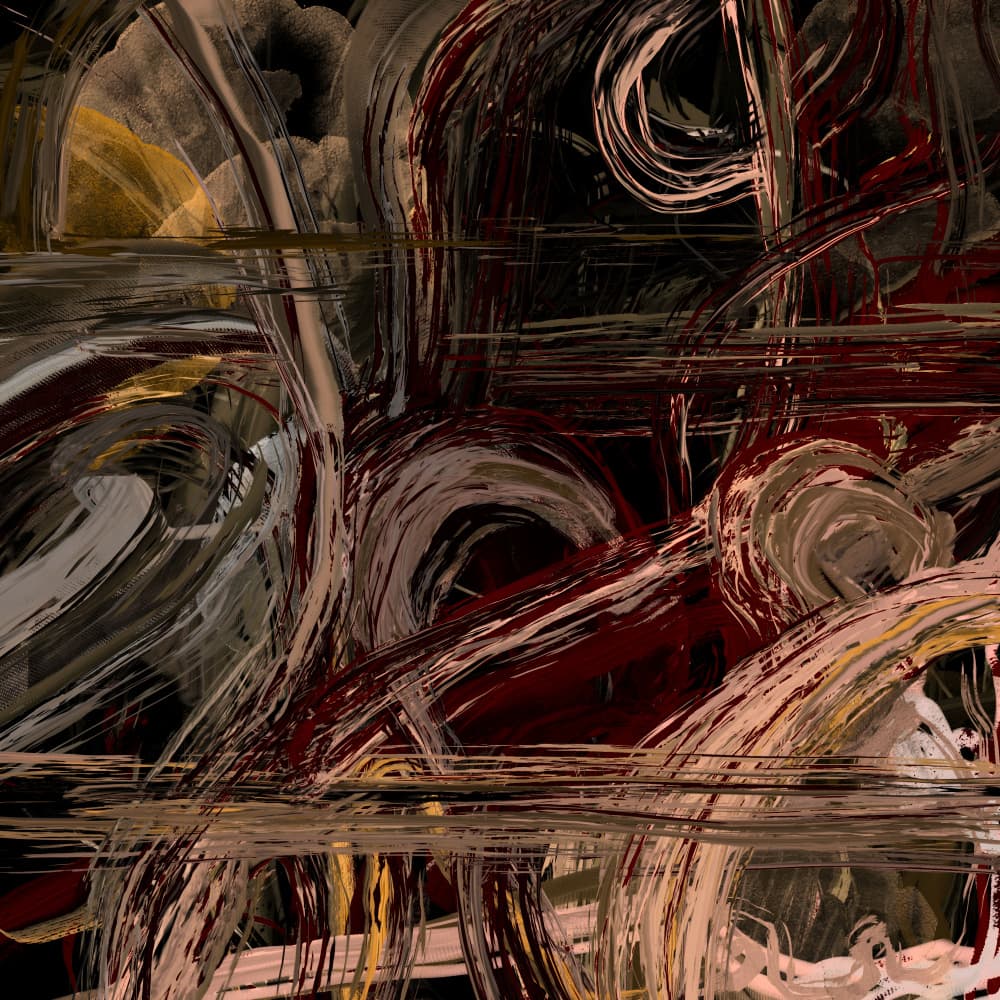 Dynamic Abstract Swirls by Josie George — canvas wall art