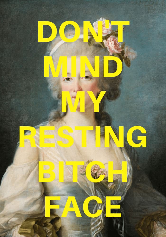 Sassy Classic Portrait by Athene Fritsch — canvas wall art