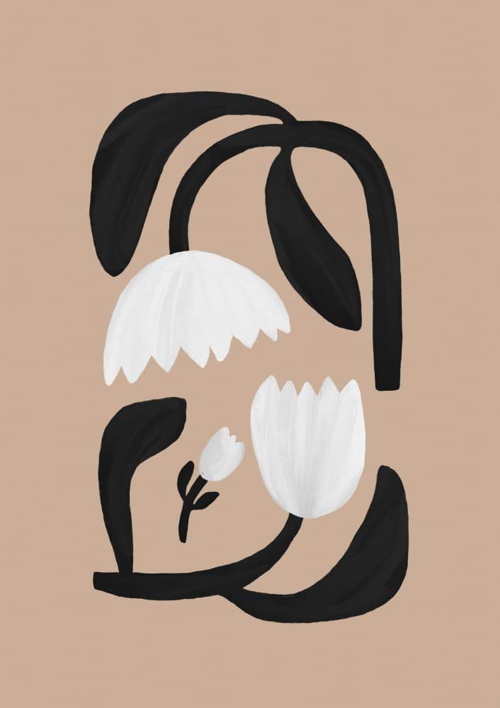 Modern Botanical Shapes by Orara Studio — canvas wall art