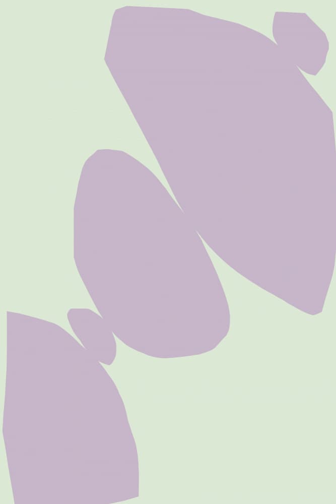 Soft Organic Abstract Shapes by Treechild — canvas wall art