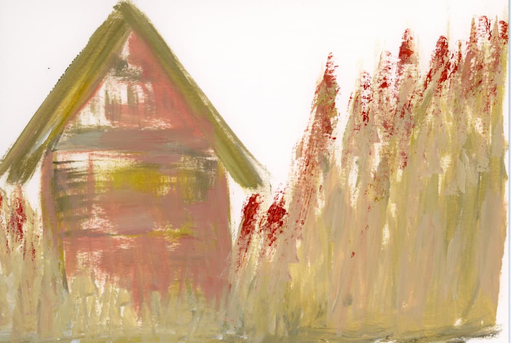 Rustic Barn Field by Breanna Megan Studio — canvas wall art