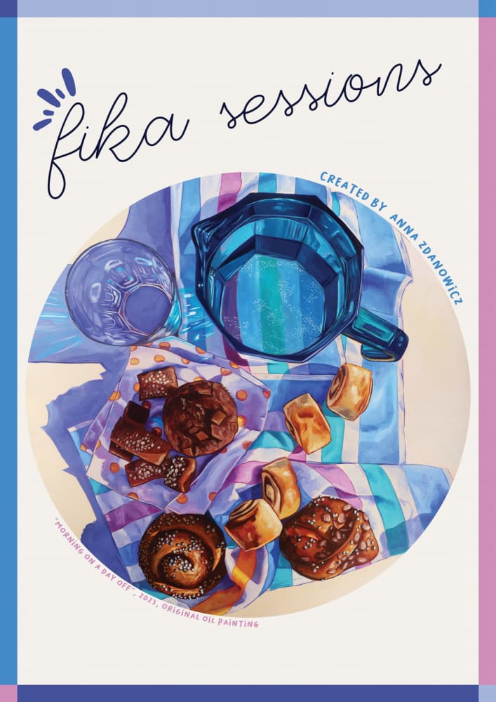 Fika Sessions by Anna Zdanowicz — canvas wall art