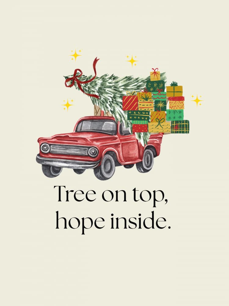 Holiday Delivery by Elizabeth C — canvas wall art