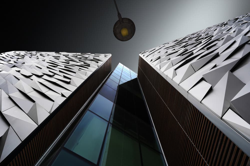 Modern Geometric Architecture by Jorge Pimenta — canvas wall art