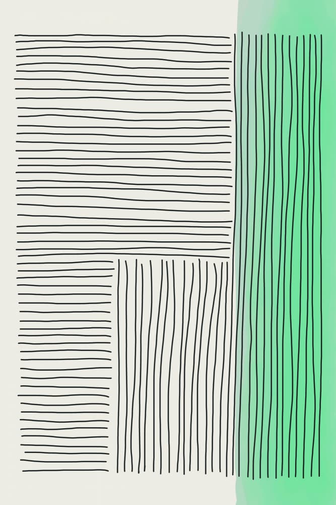 Modern Green Pattern by jay stanley — canvas wall art