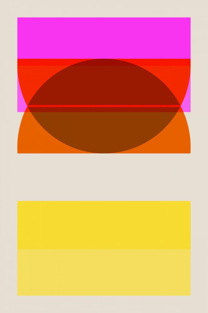 Vibrant Geometric Layers by cartissi — canvas wall art