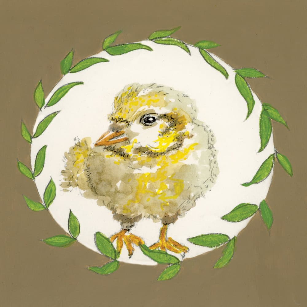 Sweet Spring Chick by Breanna Megan Studio — canvas wall art