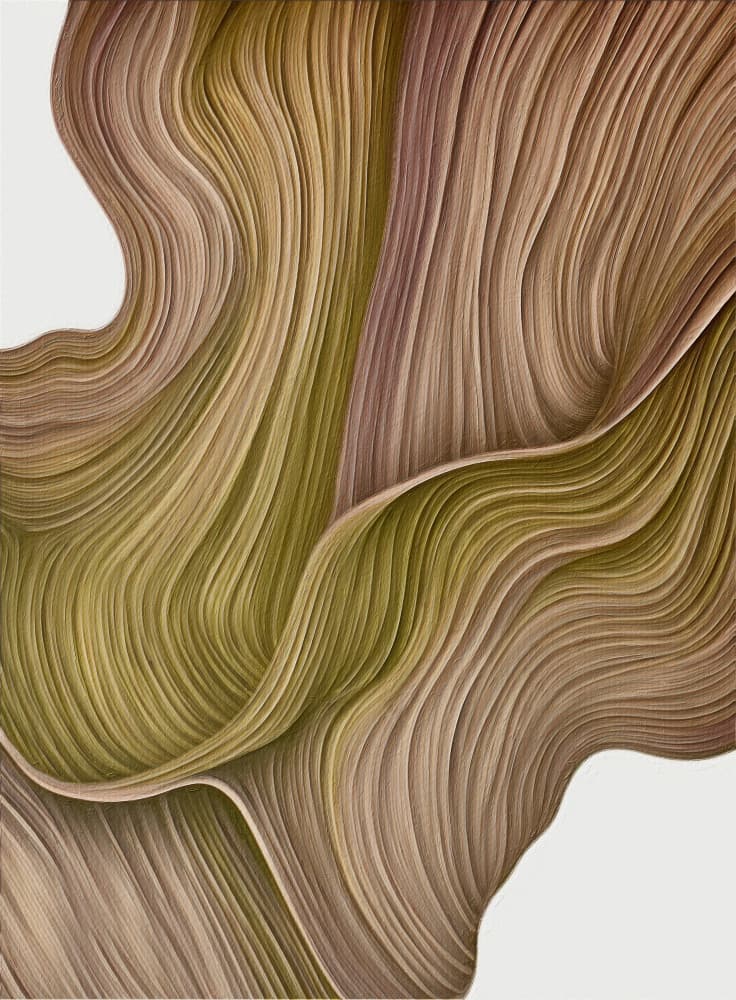 Organic Flowing Lines by Alma — canvas wall art