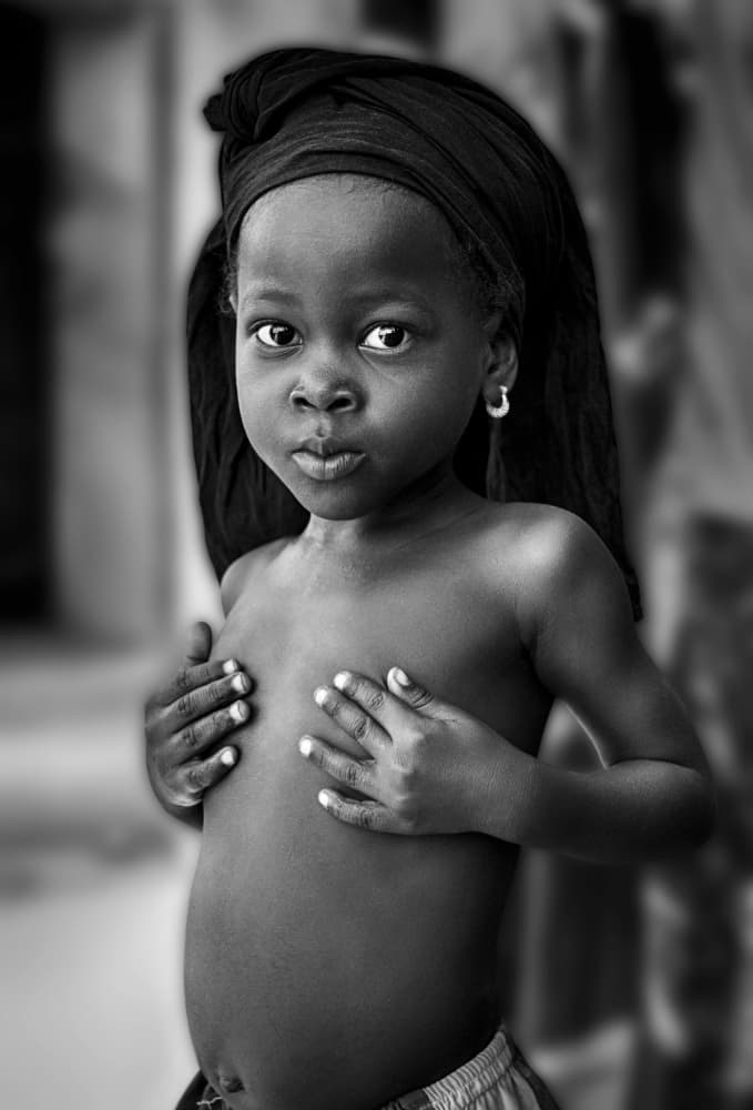 Curious Child Portrait by Joxe Inazio Kuesta Garmendia — canvas wall art