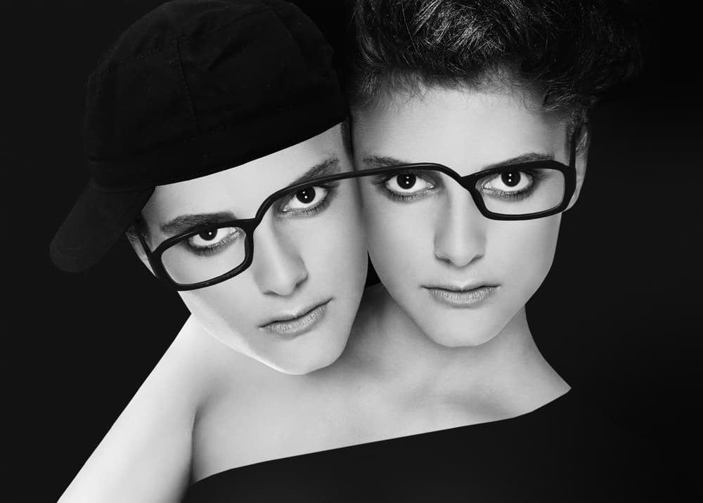 Dual Fashion Gaze by Biao Huang — canvas wall art