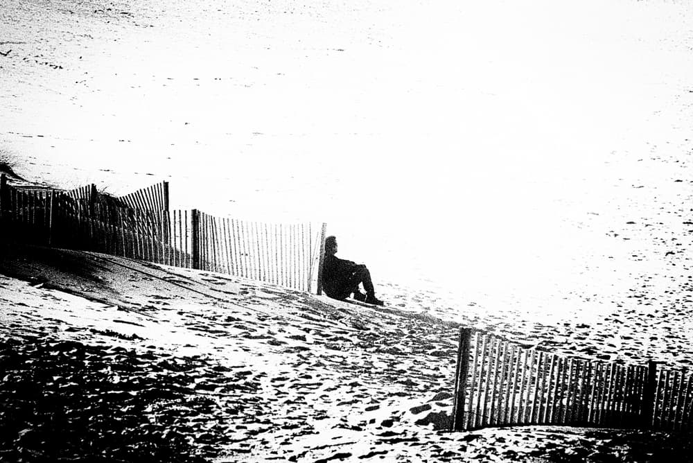 Solitary Figure On Dune by Rui Correia — canvas wall art