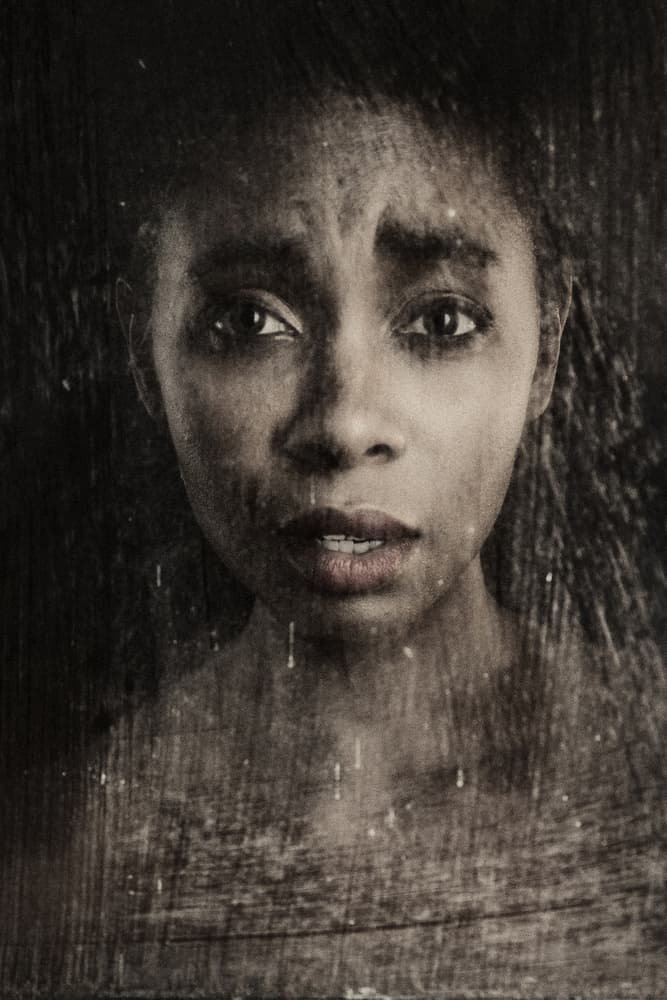 Emotional Rain Portrait by Jan Slotboom — canvas wall art