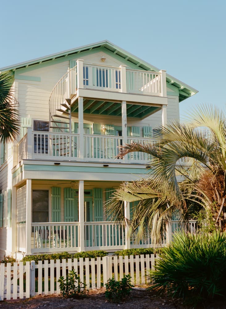 Idyllic Beach Home by Bethany Young — canvas wall art