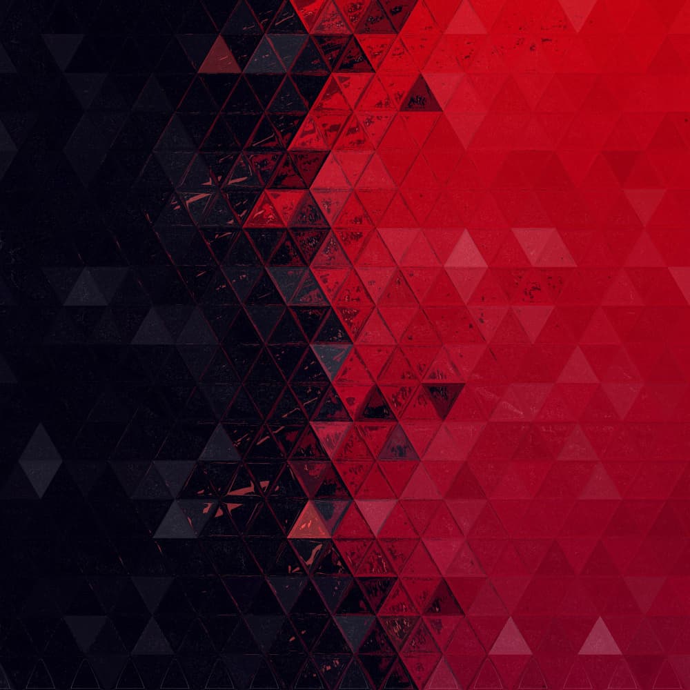 Abstract Red Black Geometry by Justyna Jaszke — canvas wall art