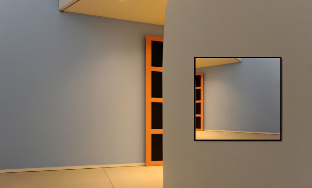 Orange Interior Reflection by Huib Limberg — canvas wall art