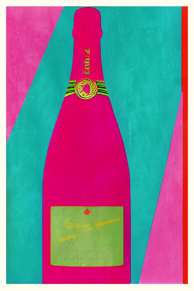 Pink Champagne Celebration by Bo Anderson — canvas wall art