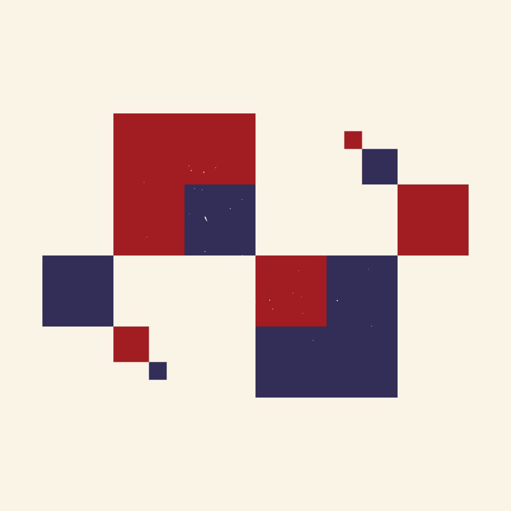 Geometric Color Blocks by The Creating Mind — canvas wall art
