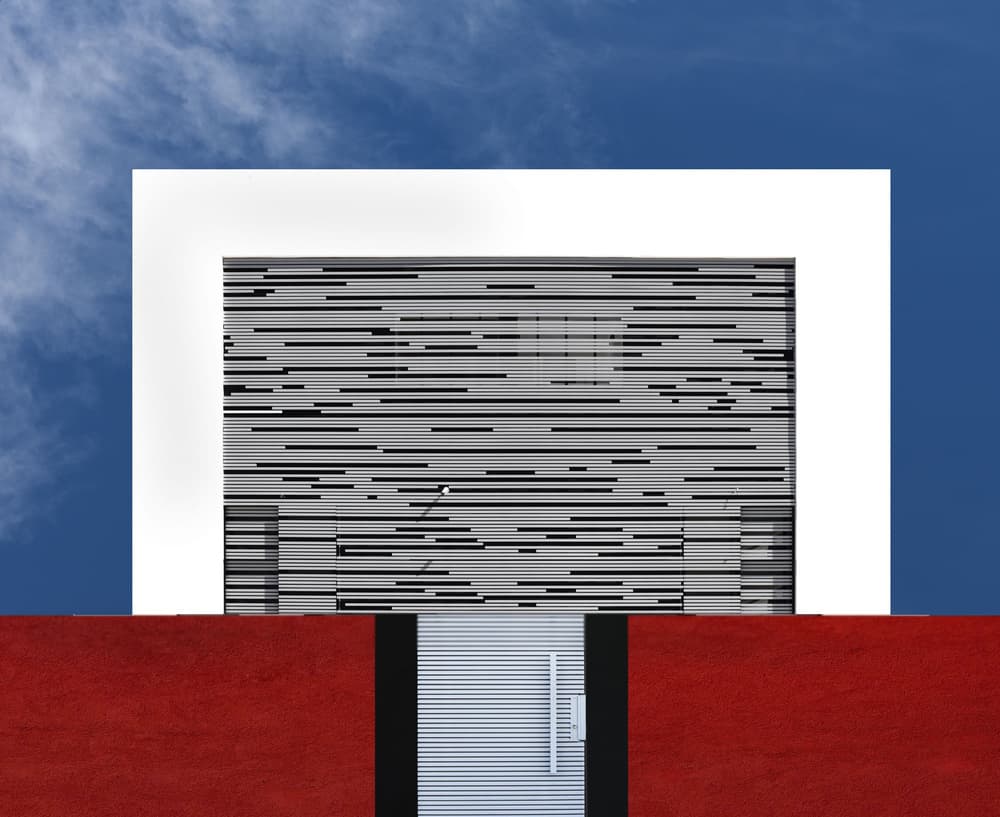 Bold Minimalist Facade by Arnon Orbach — canvas wall art