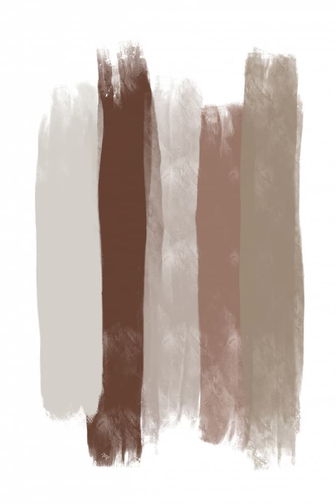 Neutral Brushstrokes by Martina — canvas wall art