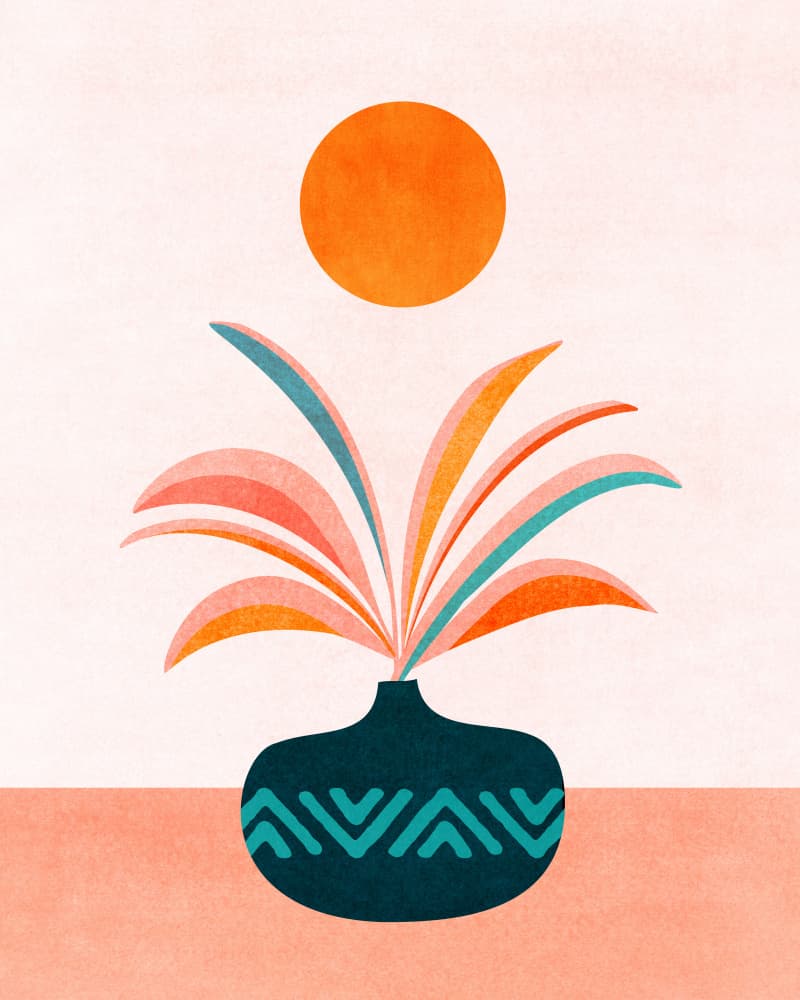 Sun Worship 1 by Kristian Gallagher — canvas wall art