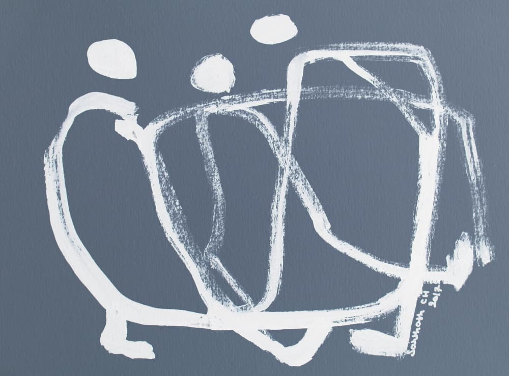 Minimalist Abstract Figures by Santhosh ch — canvas wall art