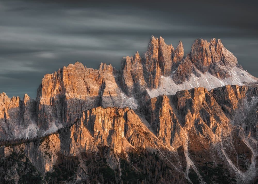 Golden Mountain Majesty by Haim Rosenfeld — canvas wall art