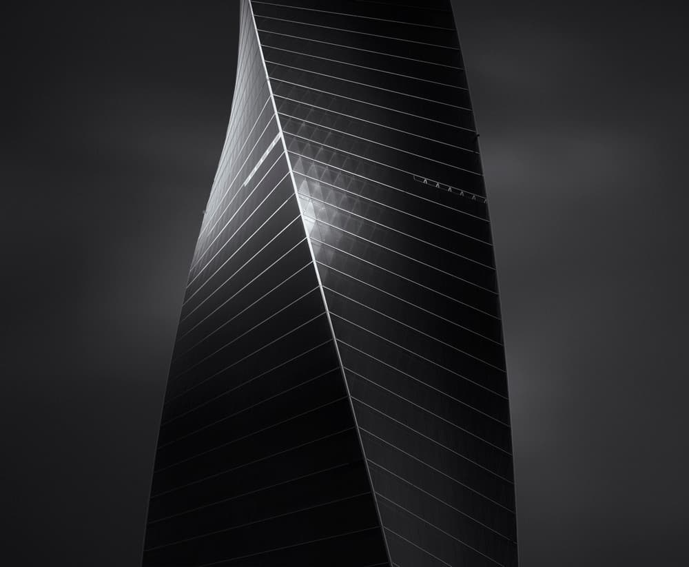 Twisted Modern Skyscraper by Ahmed Thabet — canvas wall art